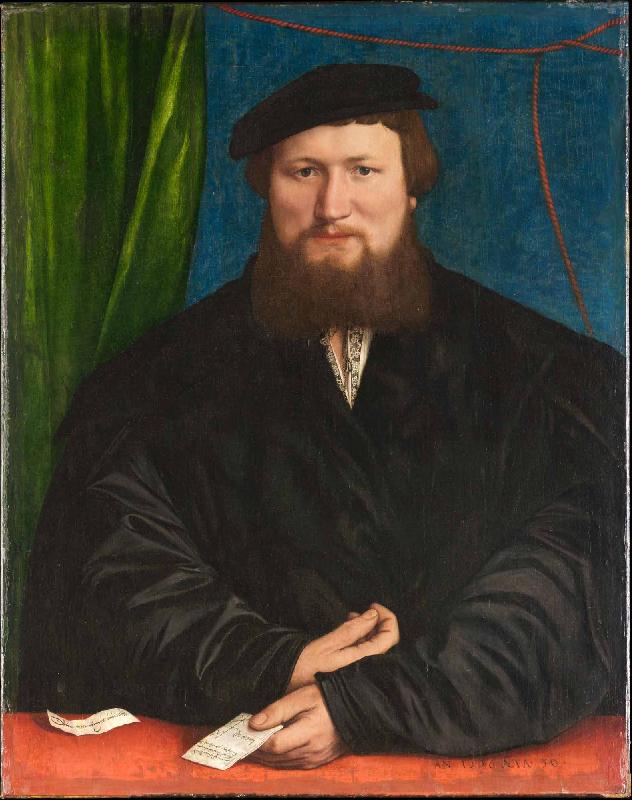 Hans holbein the younger Portrait of Derich Berck oil painting picture